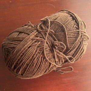 Brown yarn (Left over)